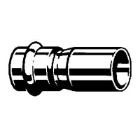 Муфта переходная однораструбная пресс 15x12 Муфта переходная однораструбная пресс 15x12