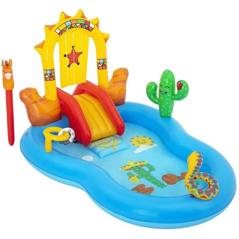 Игровой центр Bestway 53118 Дикий Запад (264х188х140 см) Игровой центр Bestway 53118 Дикий Запад (264х188х140 см)