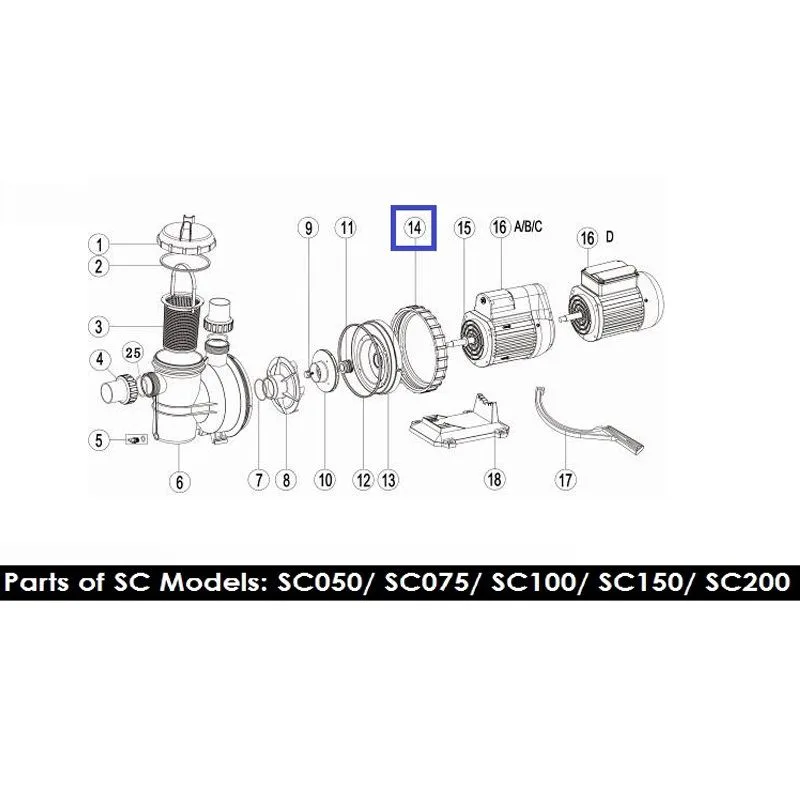 Кольцо прижимное фланца Aquaviva SC 01021014 - фото 2