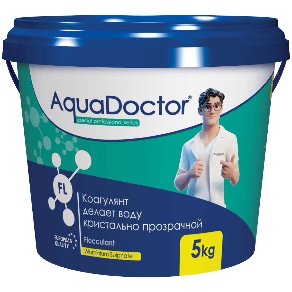 Коагулянт AquaDoctor FL для очистки воды в гранулах 5кг Коагулянт AquaDoctor FL для очистки воды в гранулах 5кг