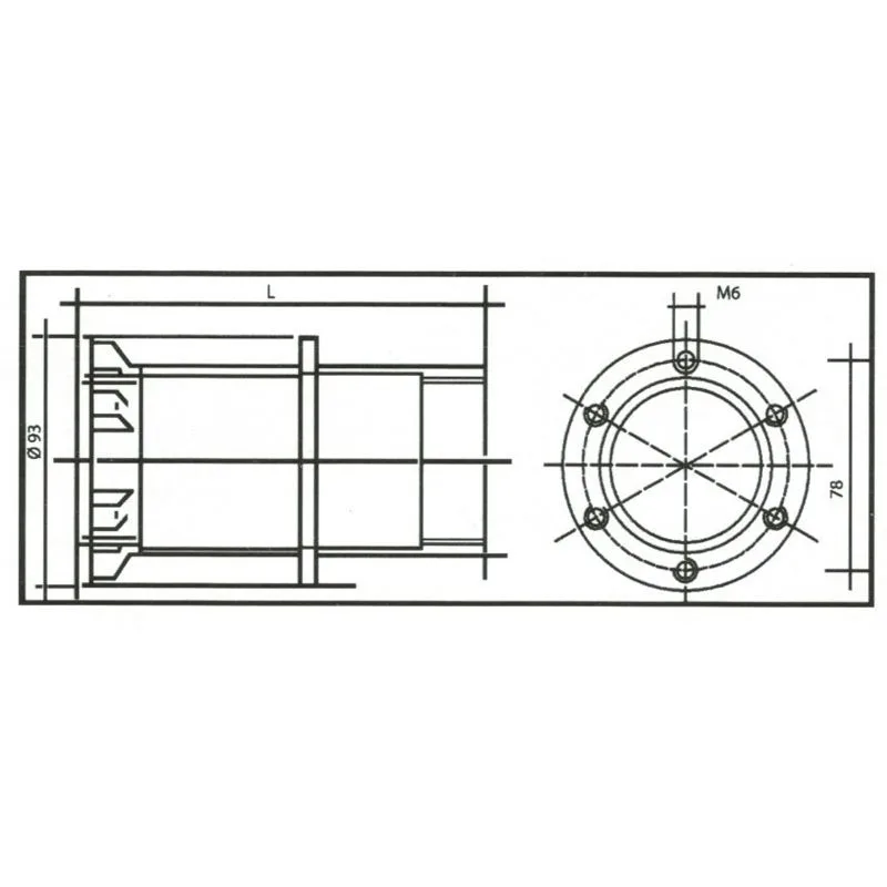 Проход стеновой Фитстар 3021050 из бронзы, ВР 2"/1 1/2",240 мм - фото 2