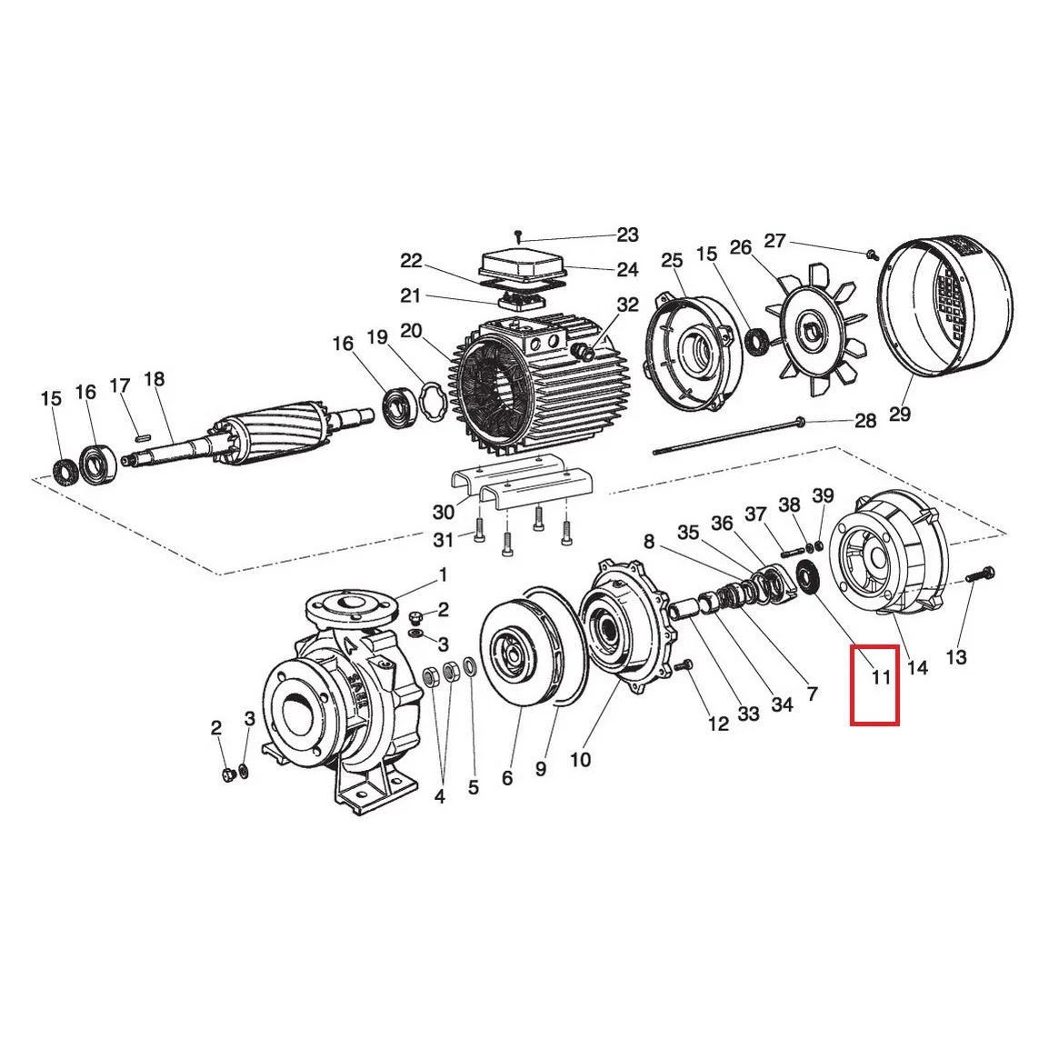 Капельный лоток для насосов Saer IR4P Cast iron (54300161) Капельный лоток для насосов Saer IR4P Cast iron (54300161)