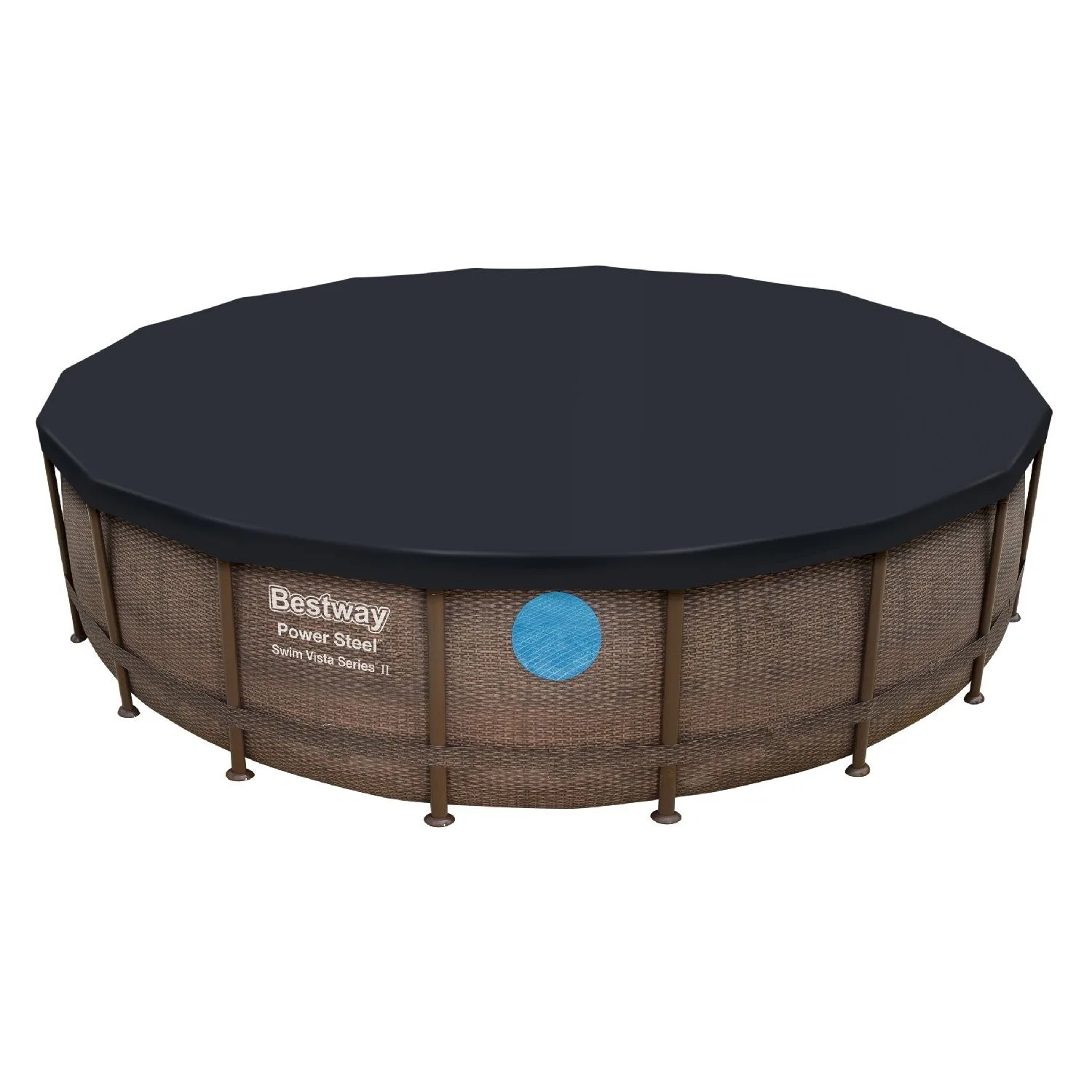 Каркасный бассейн Bestway Steel 56977 (549х122 см) с картриджным фильтром, лестницей и защитным тентом - фото 3