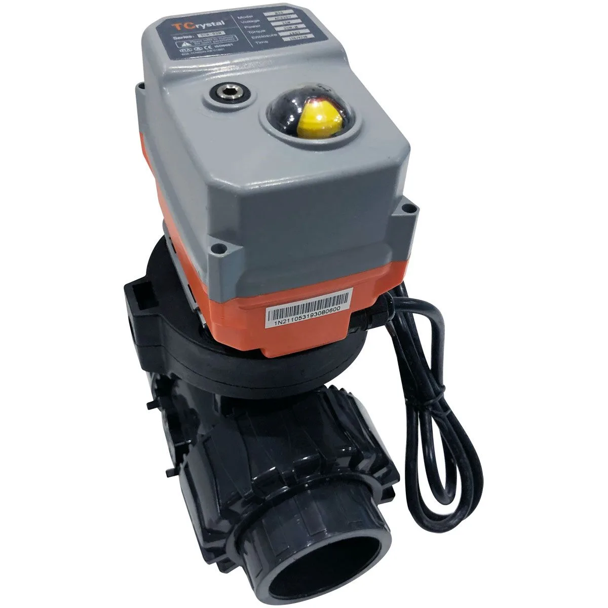 Кран шаровый Aquaviva с электроприводом PTFE/EPDM On-off type d32 AC24V - фото 3