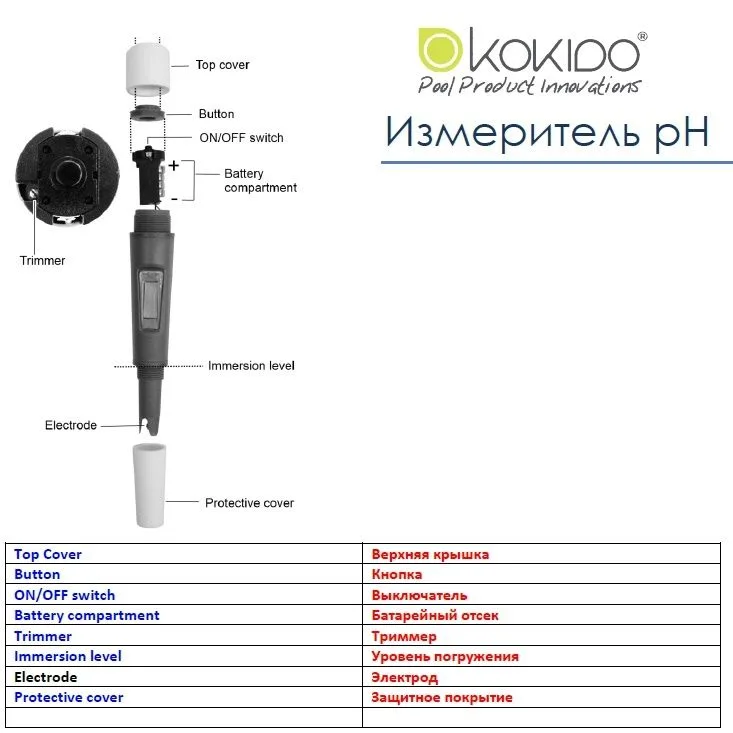 Тестер Kokido K977CS цифровой рН-метр - фото 4