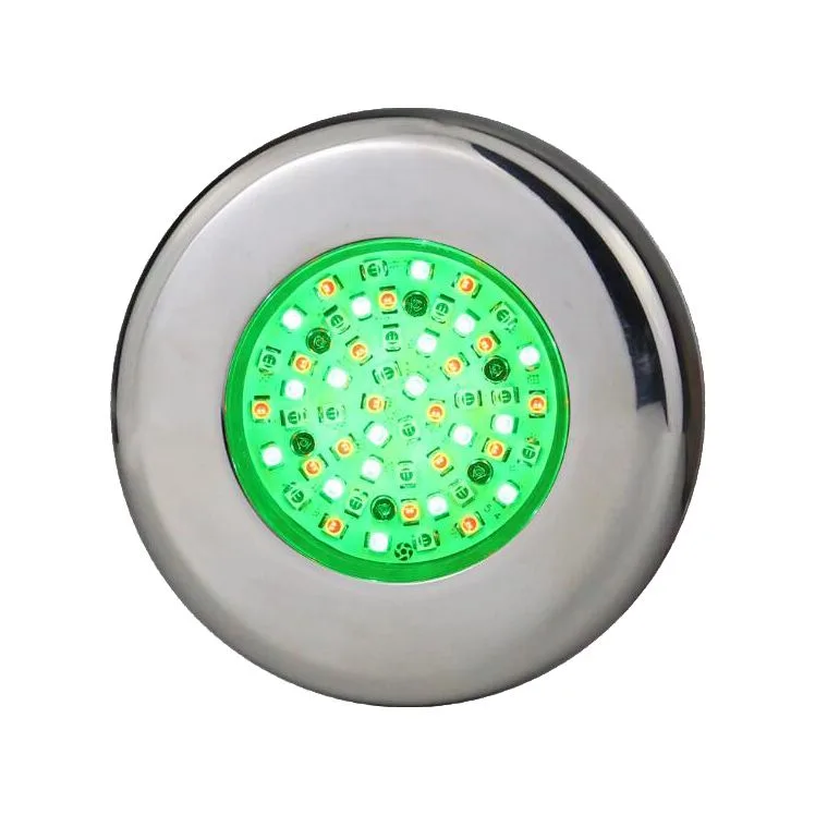 Прожектор светодиодный Aquaviva LED203 54LED (5Вт) RGB, стальной - фото 4