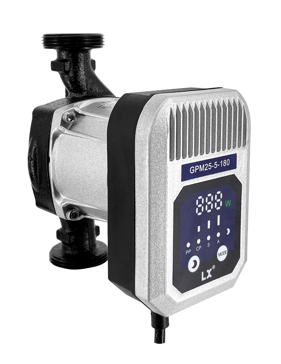 Циркуляционный насос AquaViva LX GPM25-8-180 - 8 м³/ч; 8 м, 220В, 80 ватт, с частотным регулированием