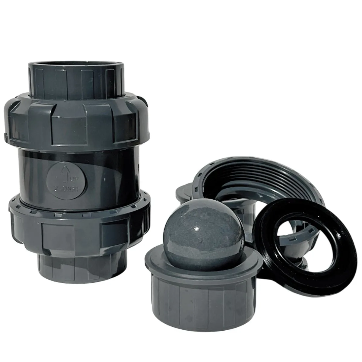 Обратный клапан шаровый d75 уплотнение EPDM AQUAVIVA, Россия Обратный клапан шаровый d75 уплотнение EPDM AQUAVIVA, Россия
