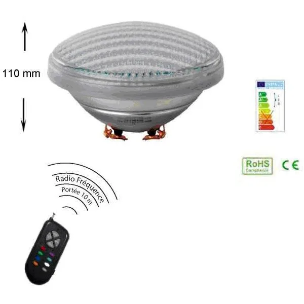 Лампа LED Aquaviva GAS PAR56-360 LED SMD RGB - фото 4