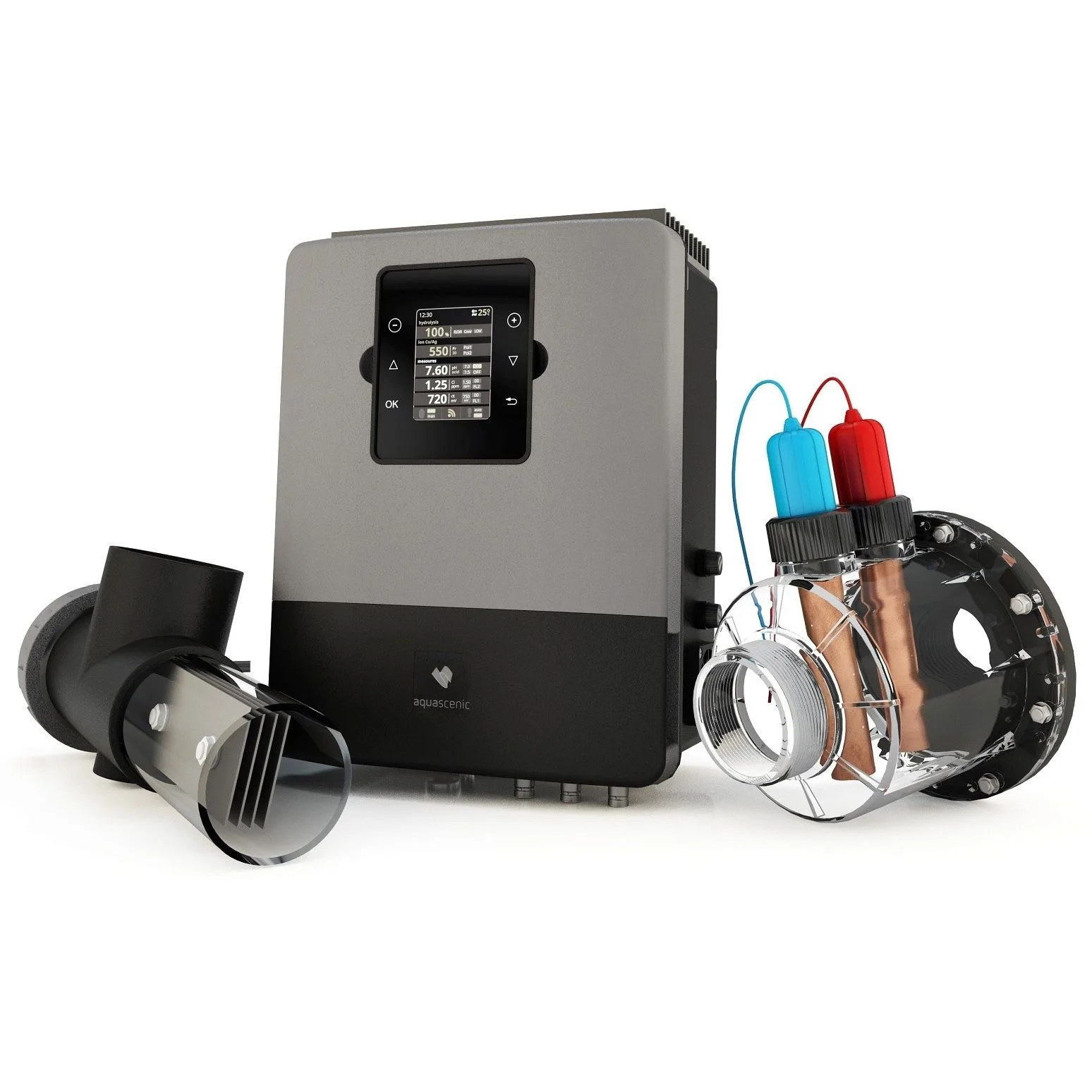 Aquascenic HD1 (75 м3) Гидролиз + Ионизация Cu/Ag Aquascenic HD1 (75 м3) Гидролиз + Ионизация Cu/Ag