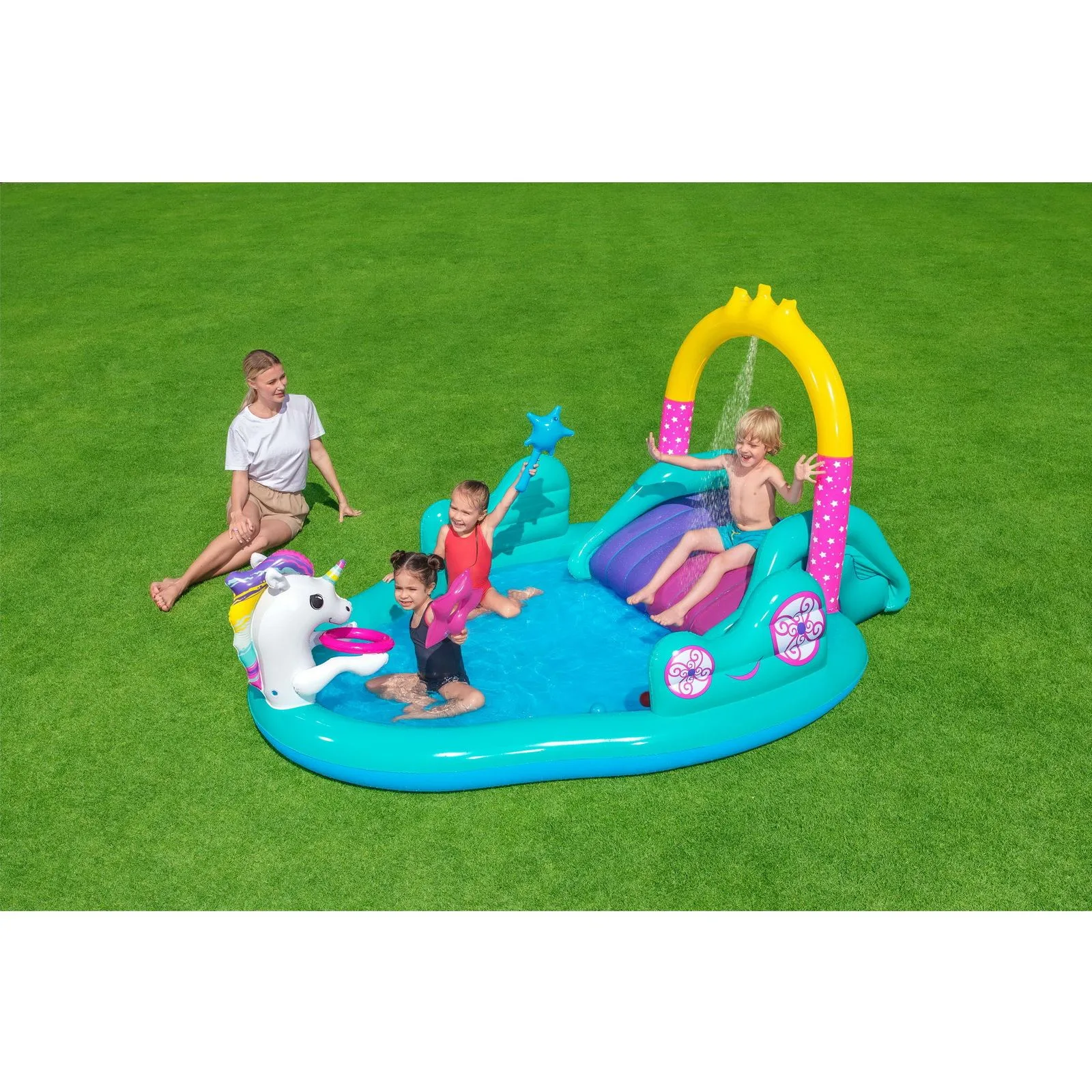 Игровой центр Bestway 53097 (274х198х137 см) Волшебный единорог - фото 5