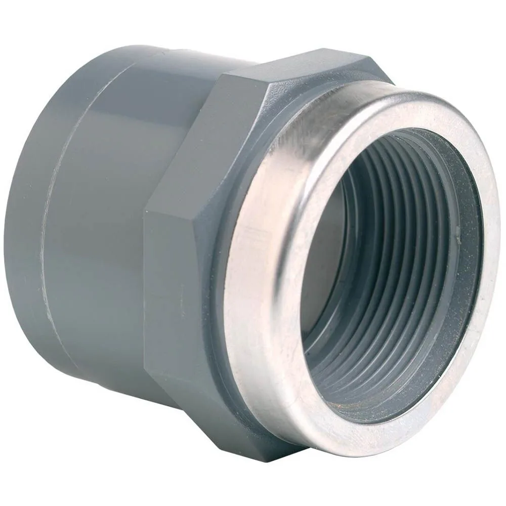 Муфта переходная EFFAST c металлическим кольцом d25x3/4" (RGRMAR) Муфта переходная EFFAST c металлическим кольцом d25x3/4" (RGRMAR)
