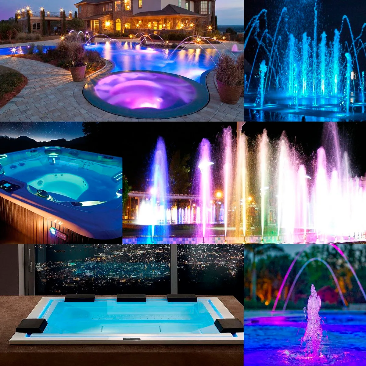Прожектор светодиодный Aquaviva LED008 546LED (33 Вт) RGB - фото 3