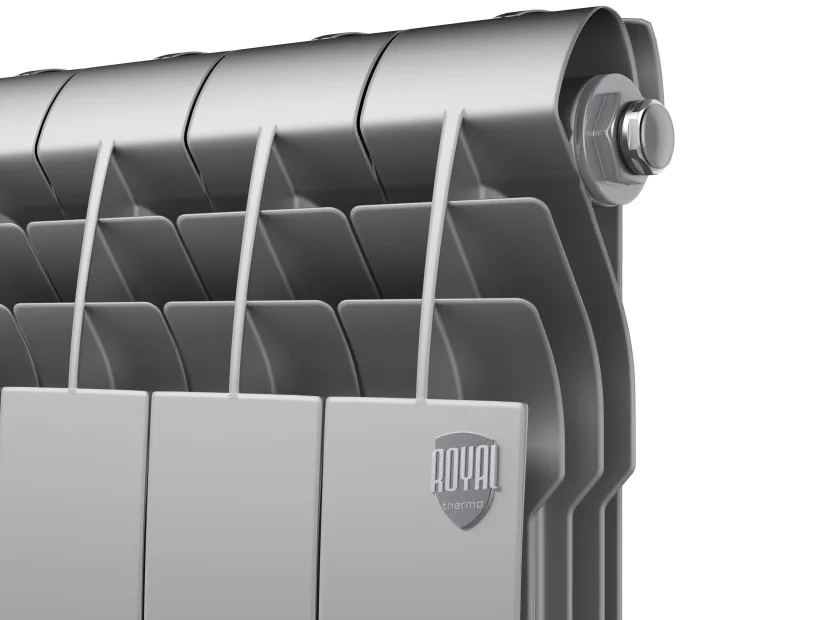 Радиатор алюминиевый Royal Thermo Biliner Alum 500 Silver Satin - 6 секц. - фото 2