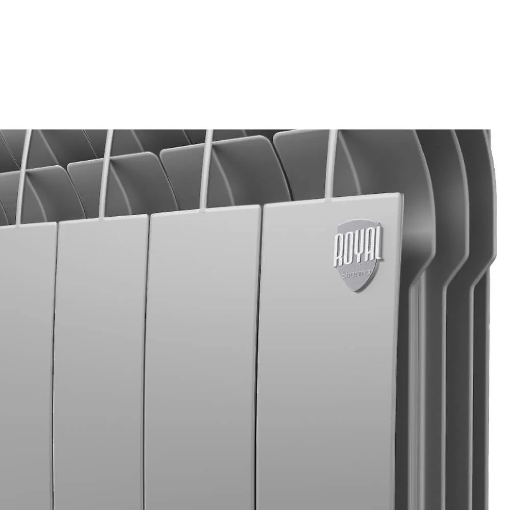 Радиатор алюминиевый Royal Thermo Biliner Alum 500 Silver Satin - 8 секц. - фото 3