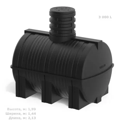 Емкость для воды пластиковая D 3000