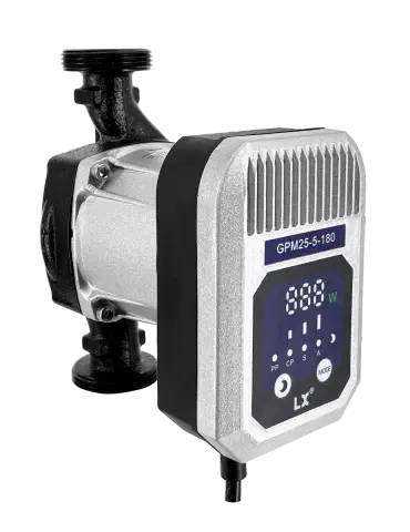Циркуляционный насос AquaViva LX GPM25-8-180 - 8 м³/ч; 8 м, 220В, 80 ватт, с частотным регулированием